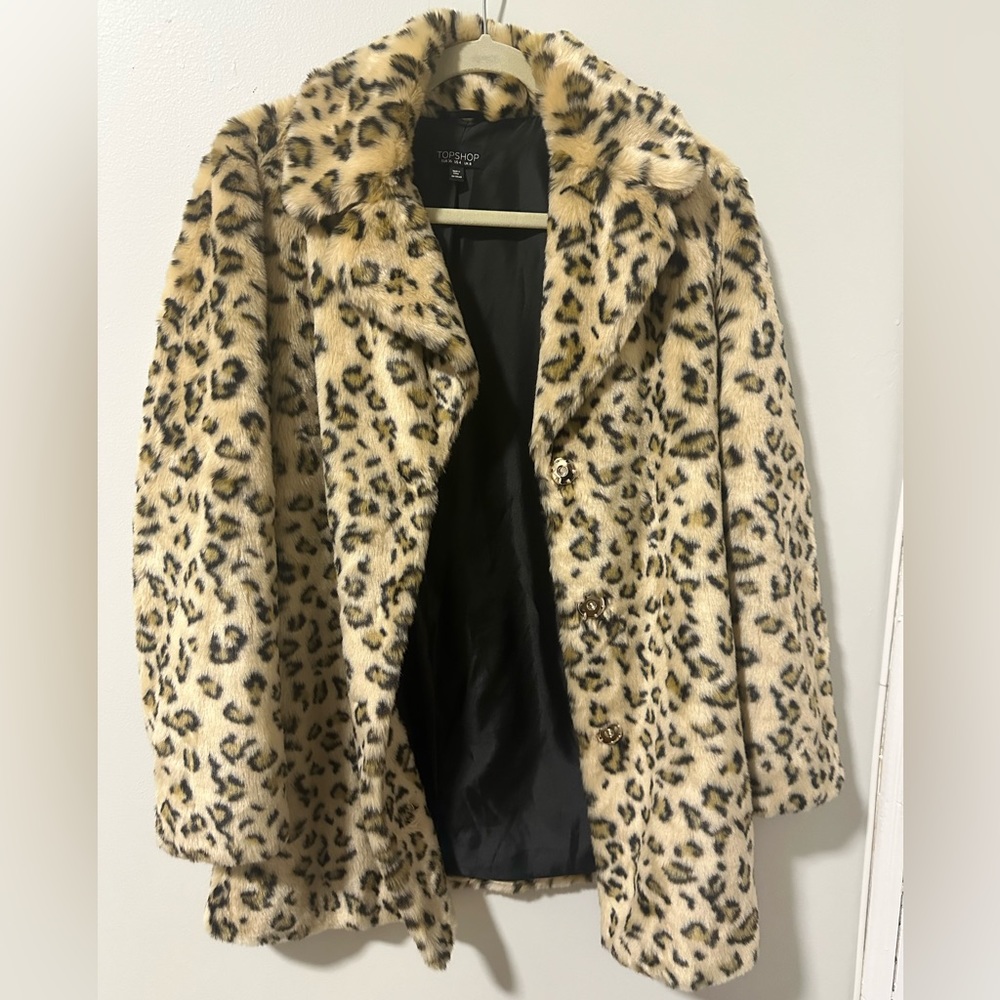 Topshop Leopard Jacket